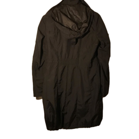 𝅺COLE Haan 3/4 length nylon jacket/ coat.  Women’s small.  Black. - Picture 2 of 6